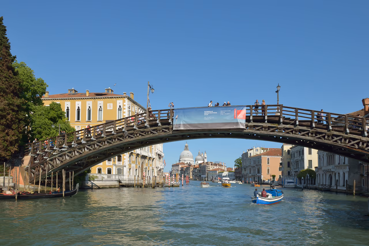 Accademia bridge in Venice