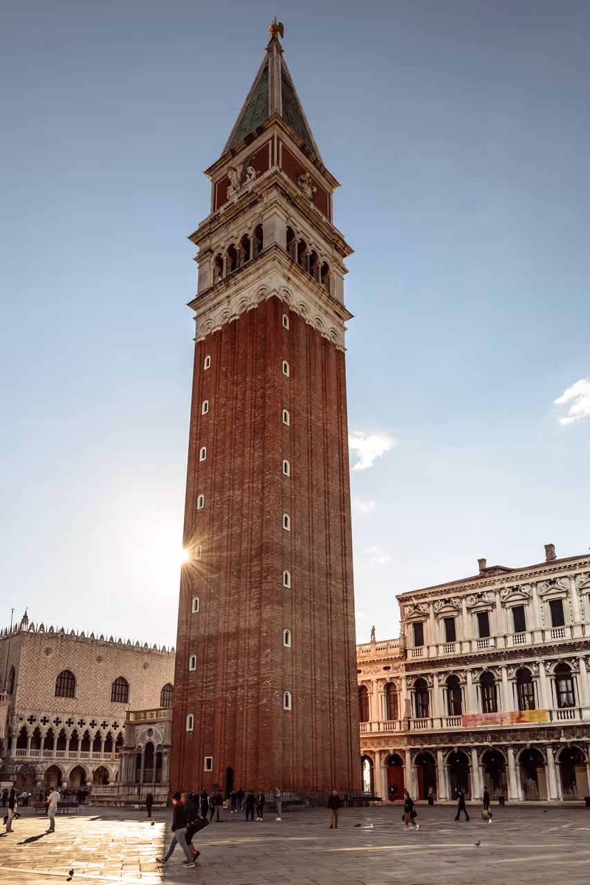 St mark's bell tower in Venice