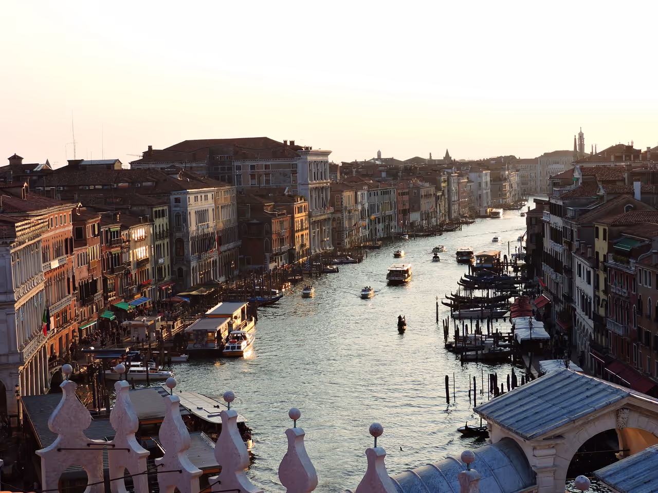View from the German depot rooftop in Venice