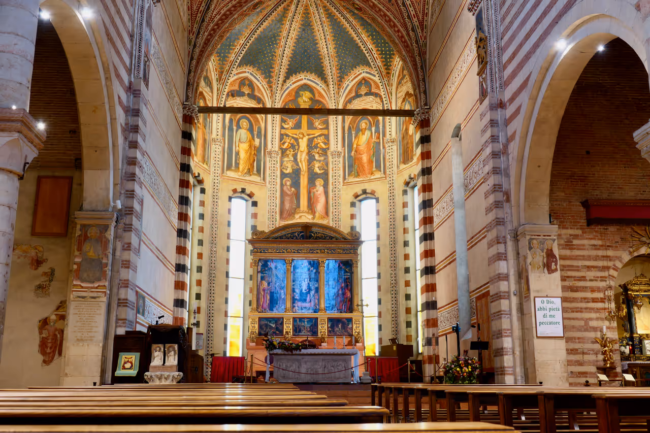 Basilica of san zeno in Verona