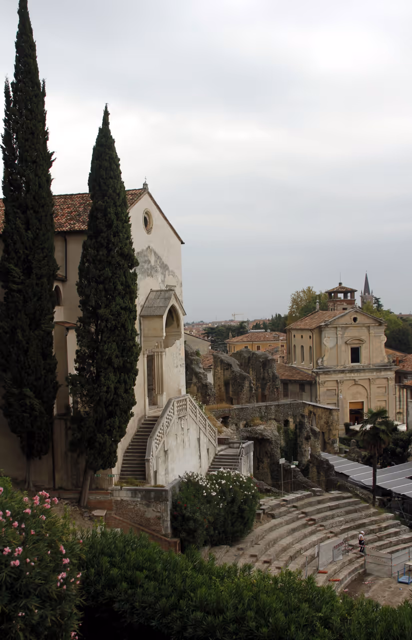 Roman theatre of in Verona