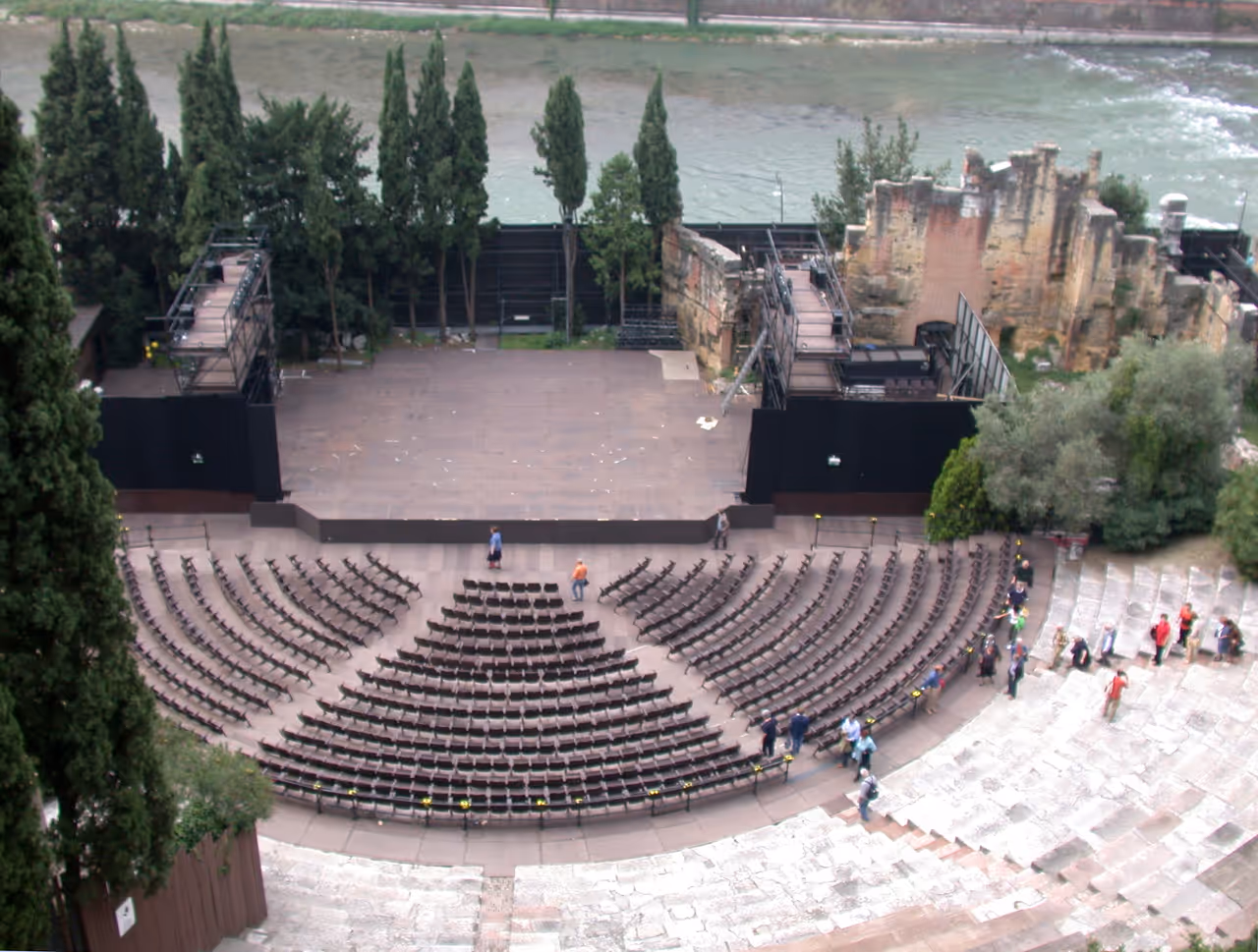 Roman theatre of in Verona