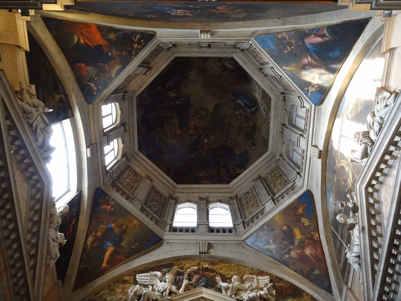 Ceiling of Saint Anastasia basilica