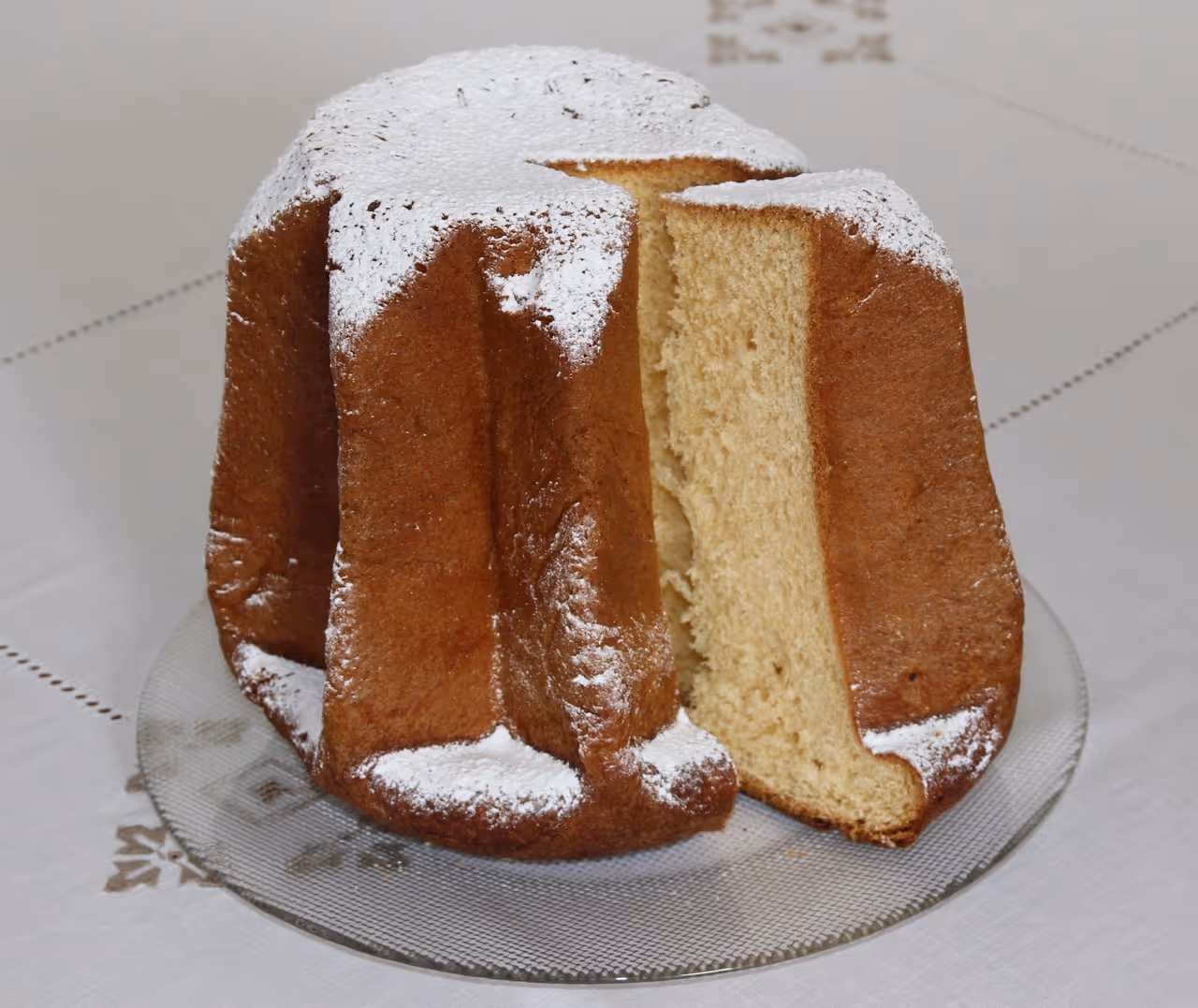 Golden sweet bread food in Verona
