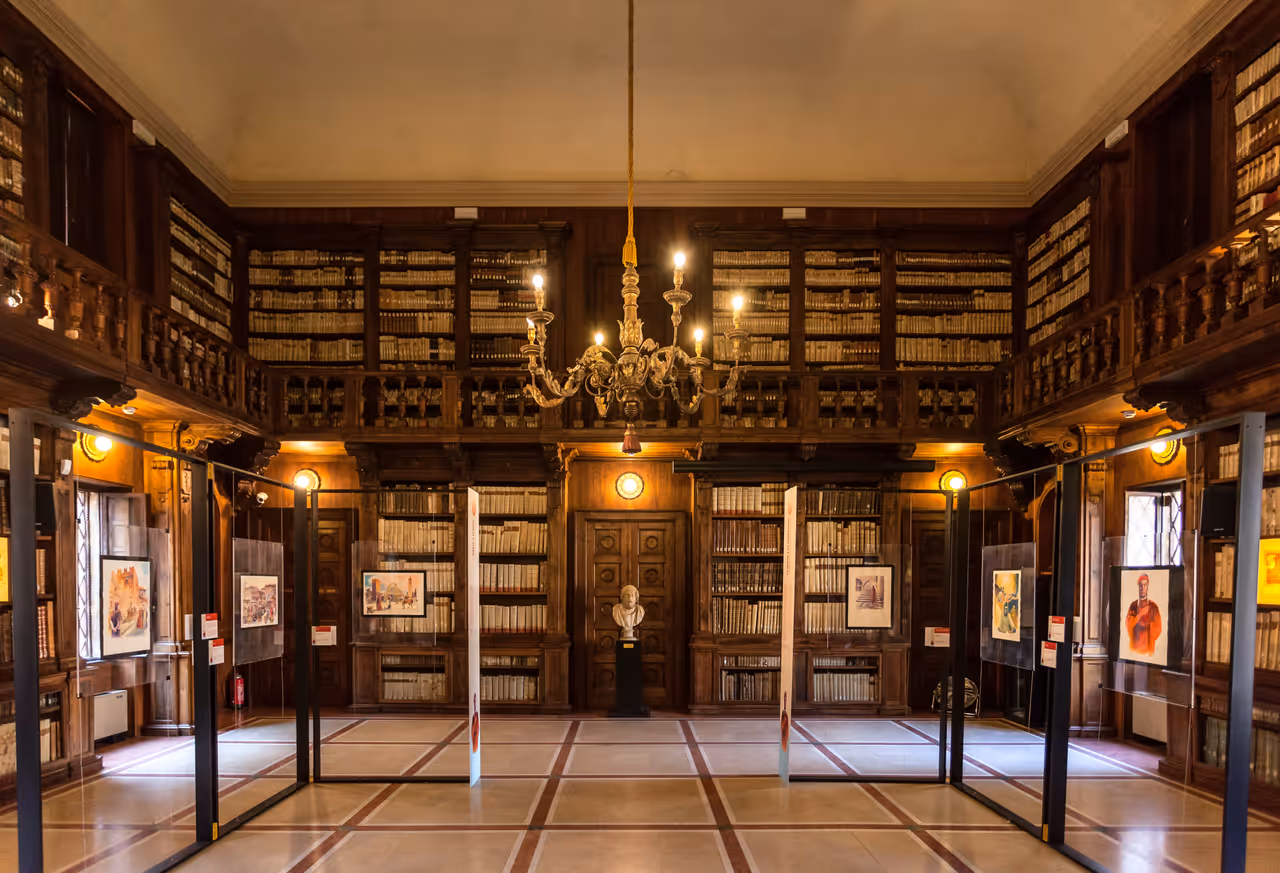 Capitol library in Verona