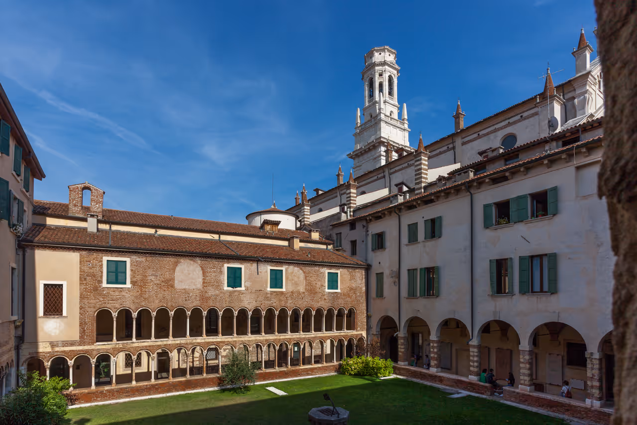 Capitol library in Verona