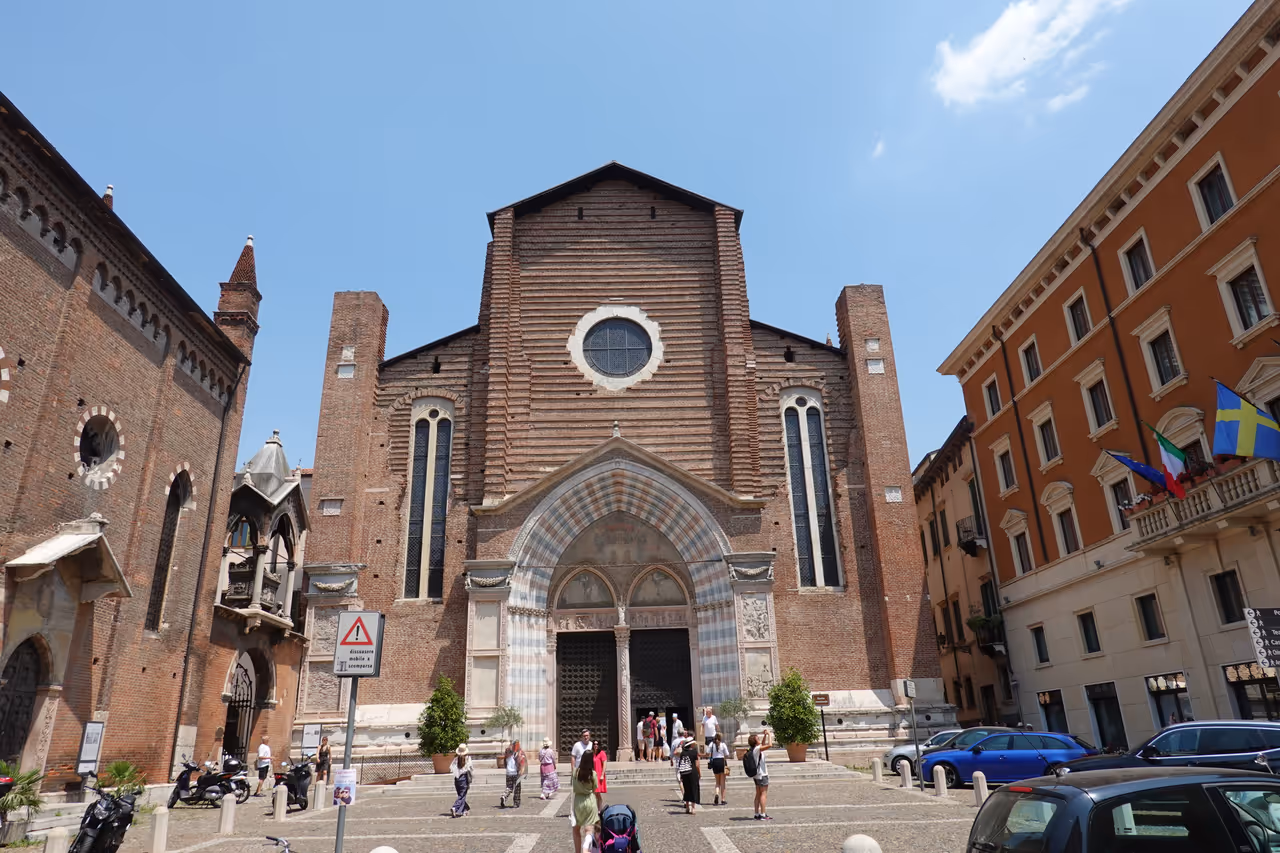 Church of saint peter martyr in Verona