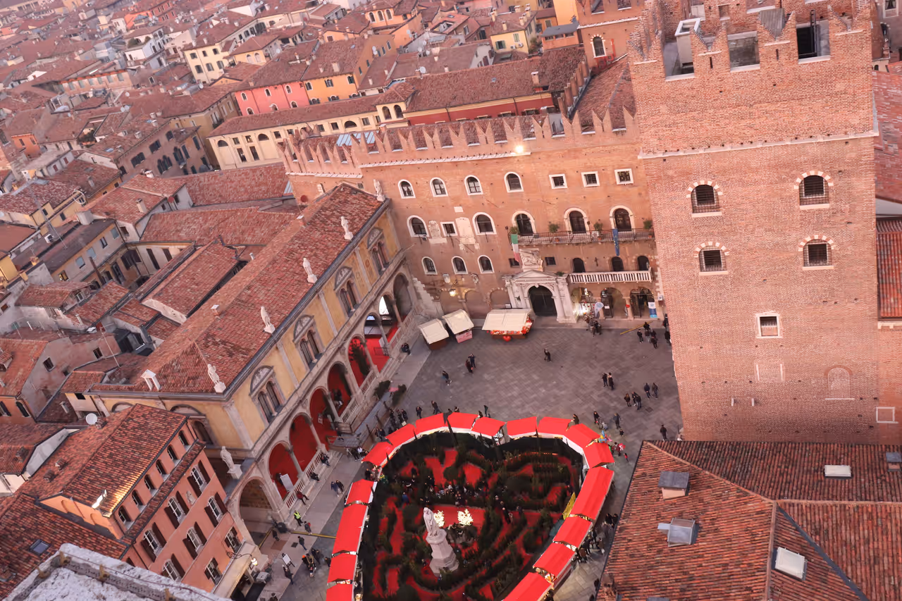 Piazza dei signori in Verona