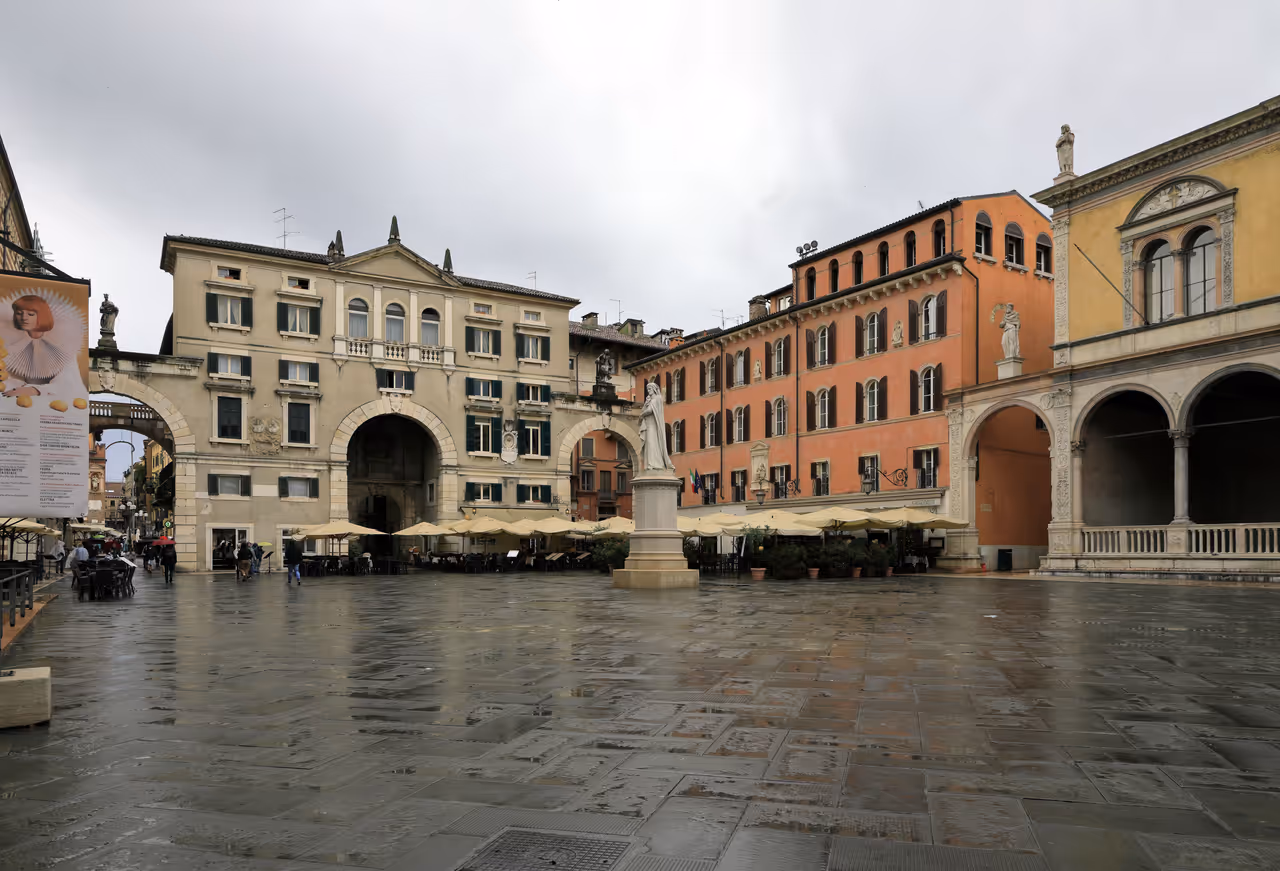 Piazza dei signori in Verona