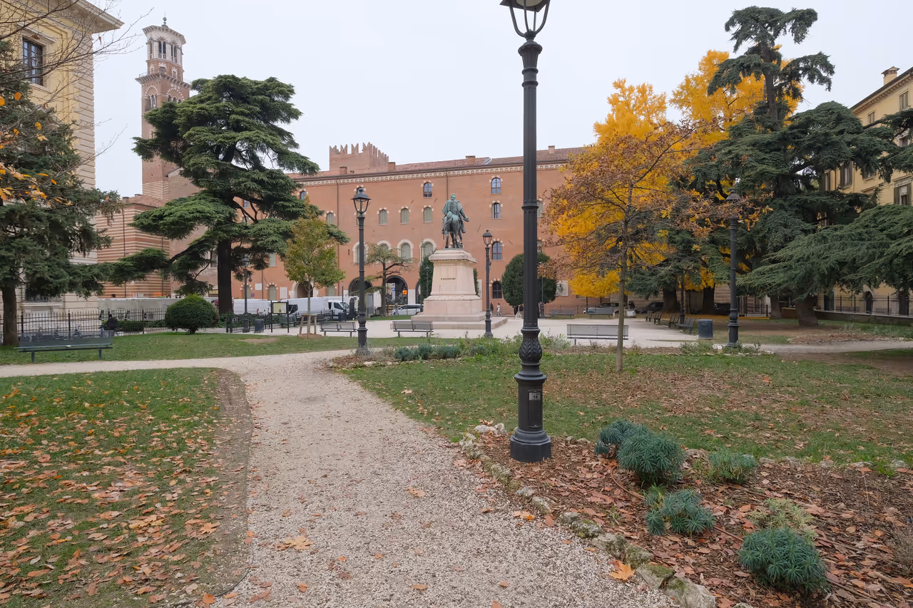 Independence square in Verona