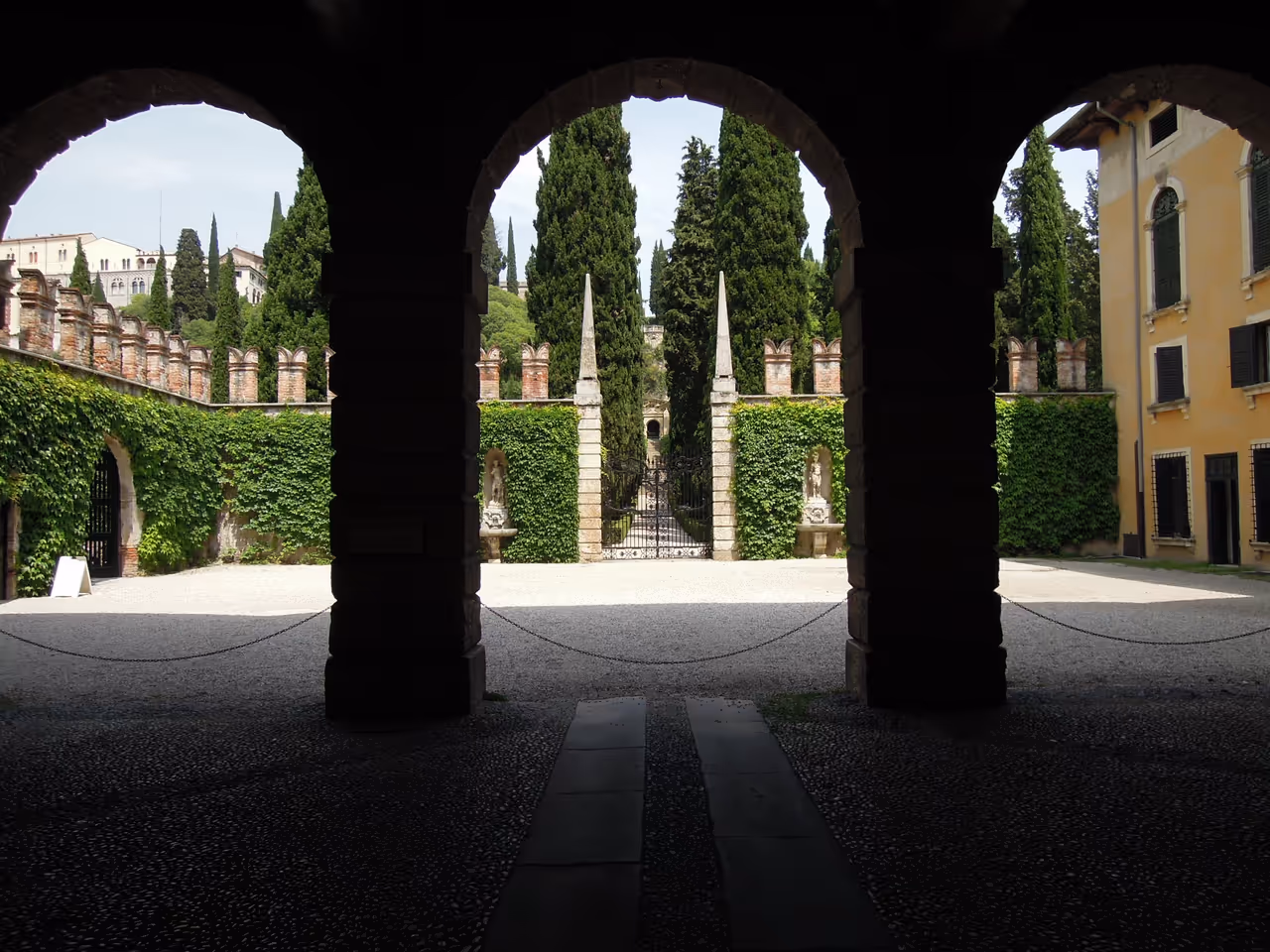 Palazzo giusti and its renaissance gardens in Verona