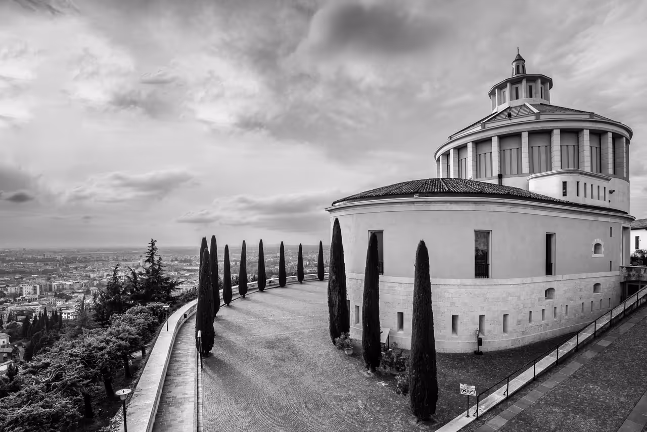 Sanctuary of our lady of lourdes in Verona