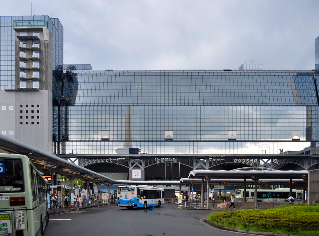 Station building in Kyoto