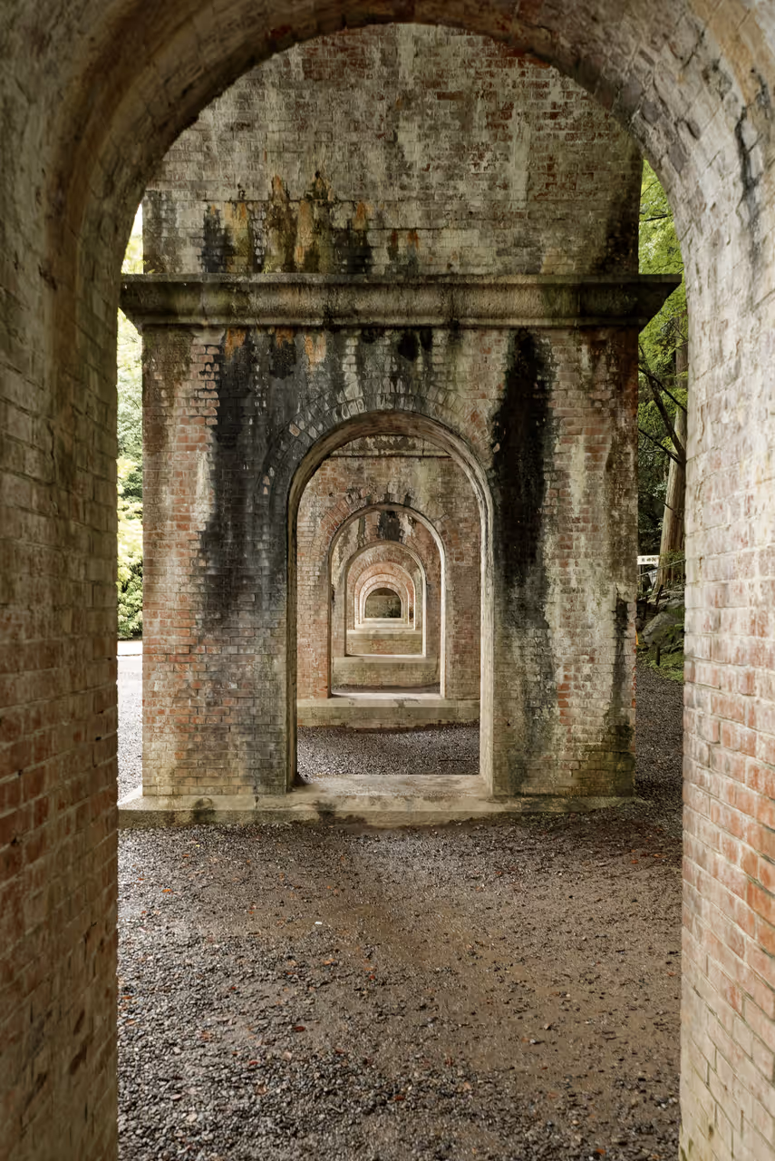 Nanzen-ji suirokaku aqueduct in Kyoto