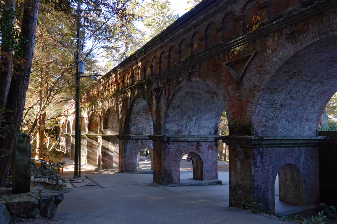 Nanzen-ji suirokaku aqueduct in Kyoto