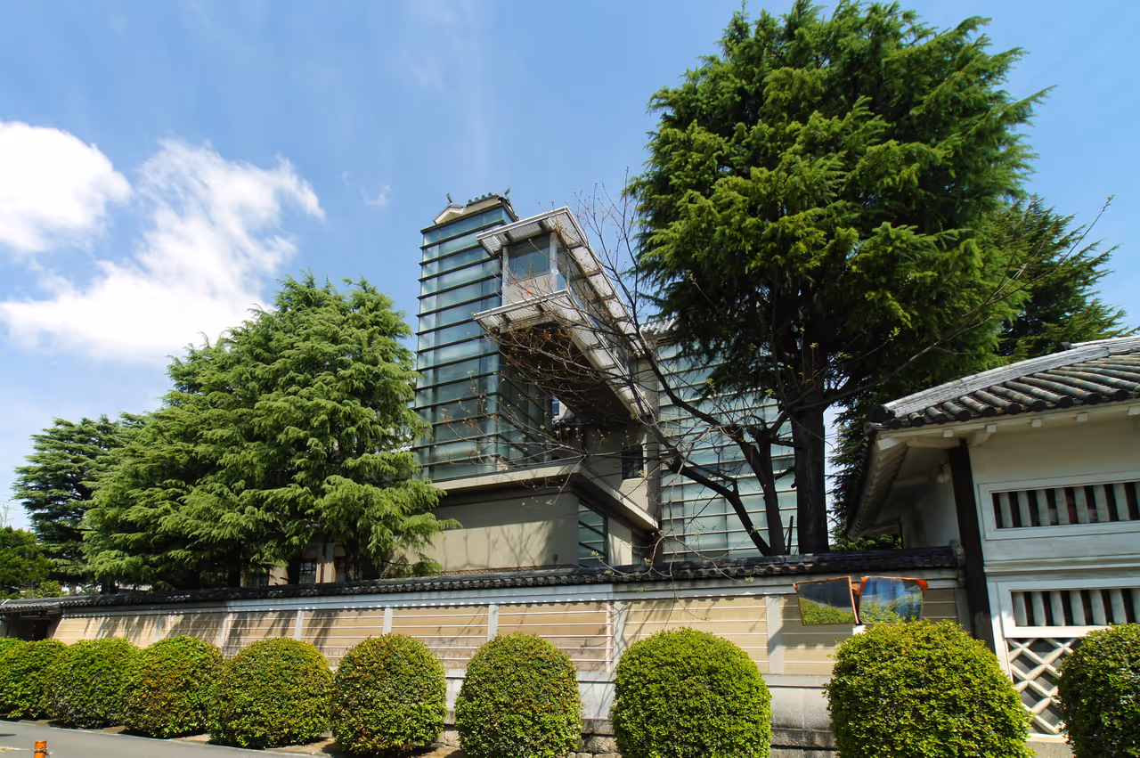 Ryukoku university main hall in Kyoto