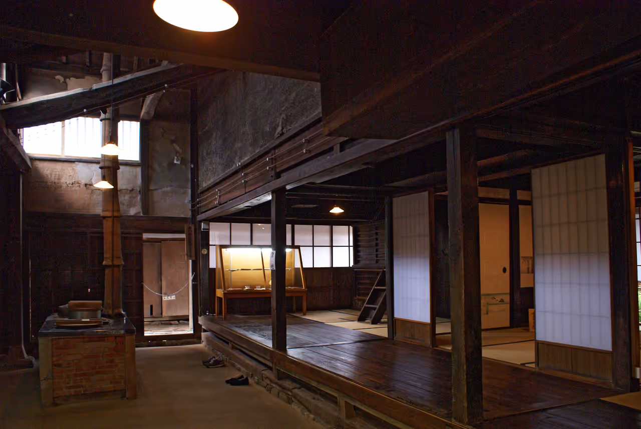 Traditional machiya townhouses in Kyoto