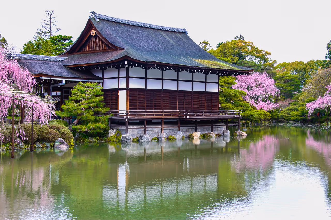 Heian shrine in Kyoto