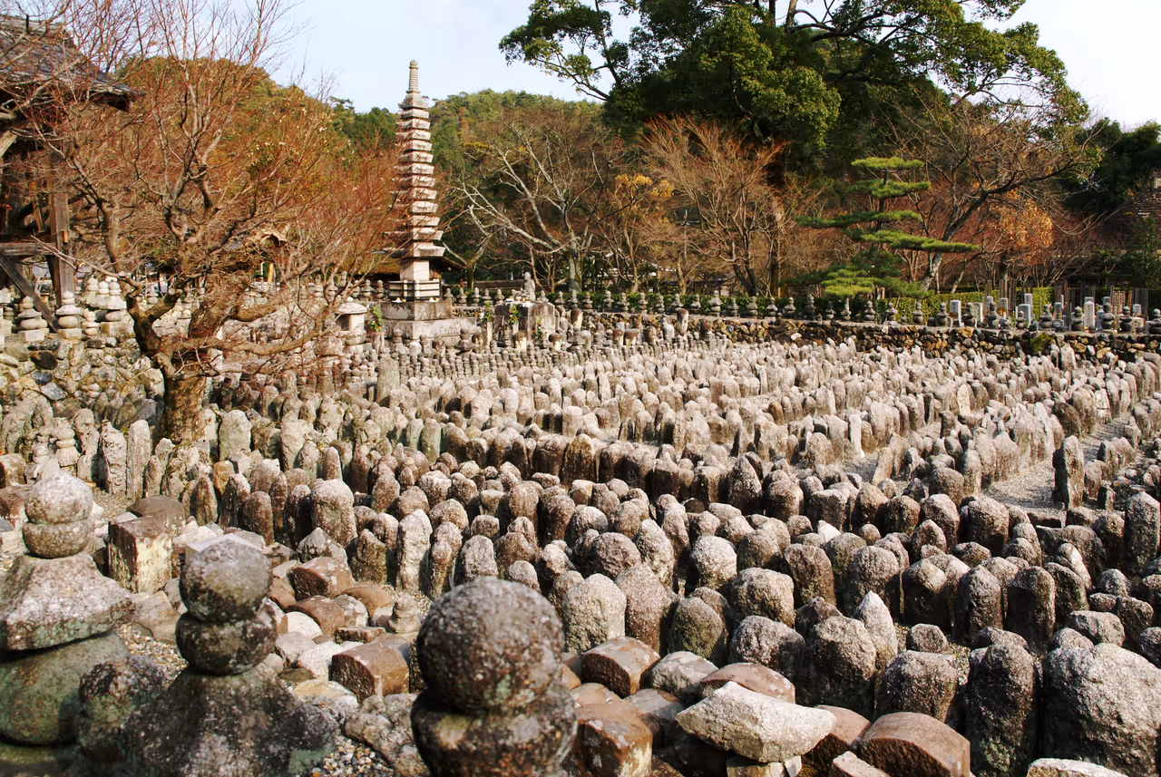 Adashino Nenbutsu-ji in Kyoto