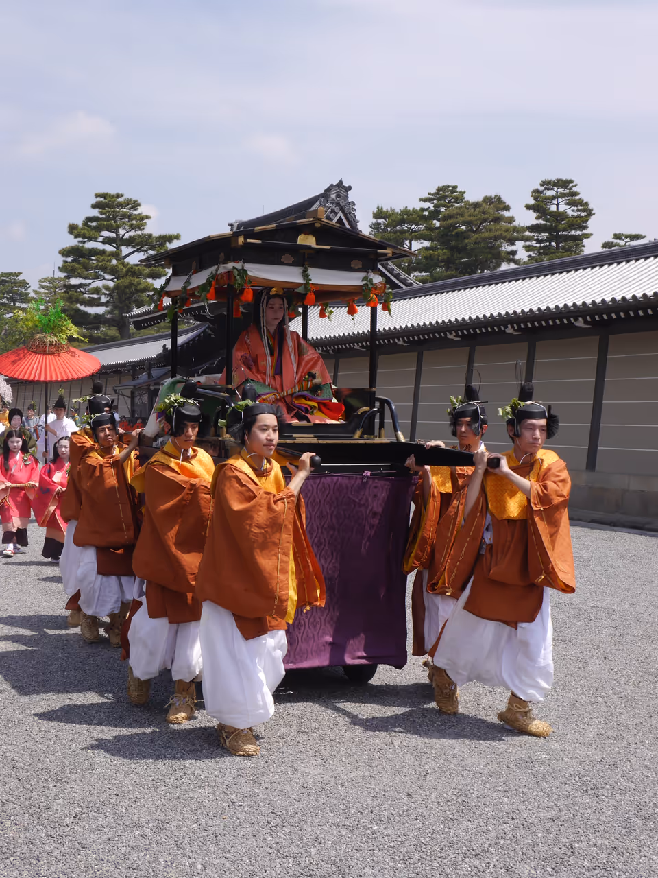 Hollyhock festival festival in Kyoto