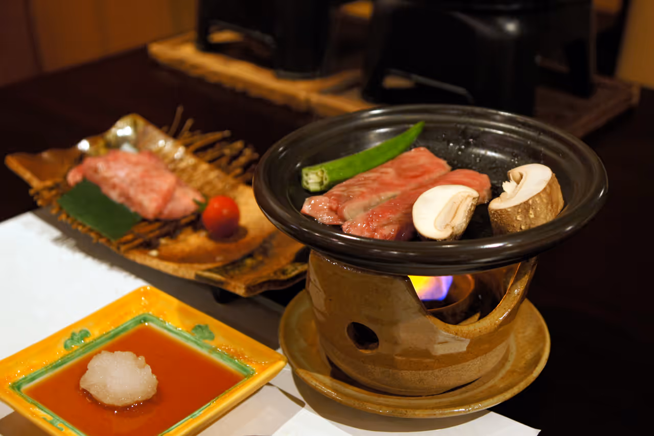 Kaiseki ryori food in Kyoto