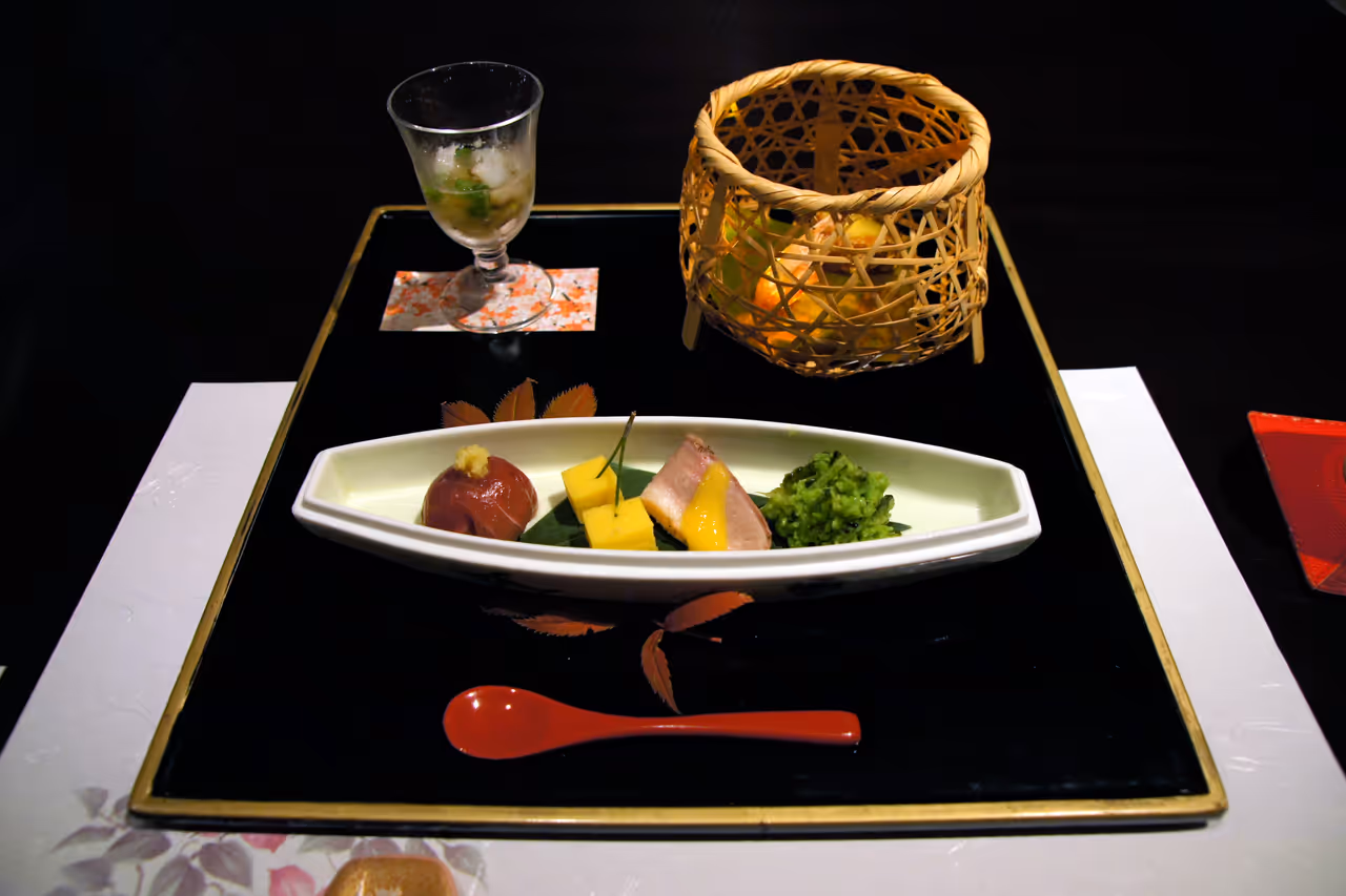 Kaiseki ryori food in Kyoto