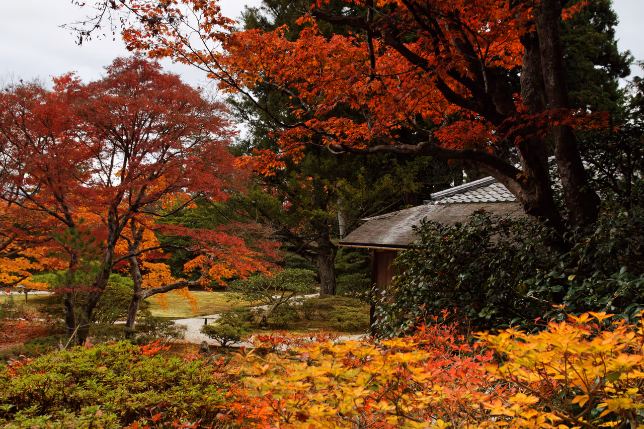 Shugakuin imperial villa in Kyoto