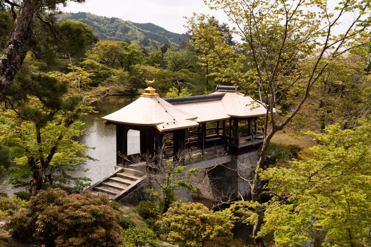 Shugakuin imperial villa in Kyoto