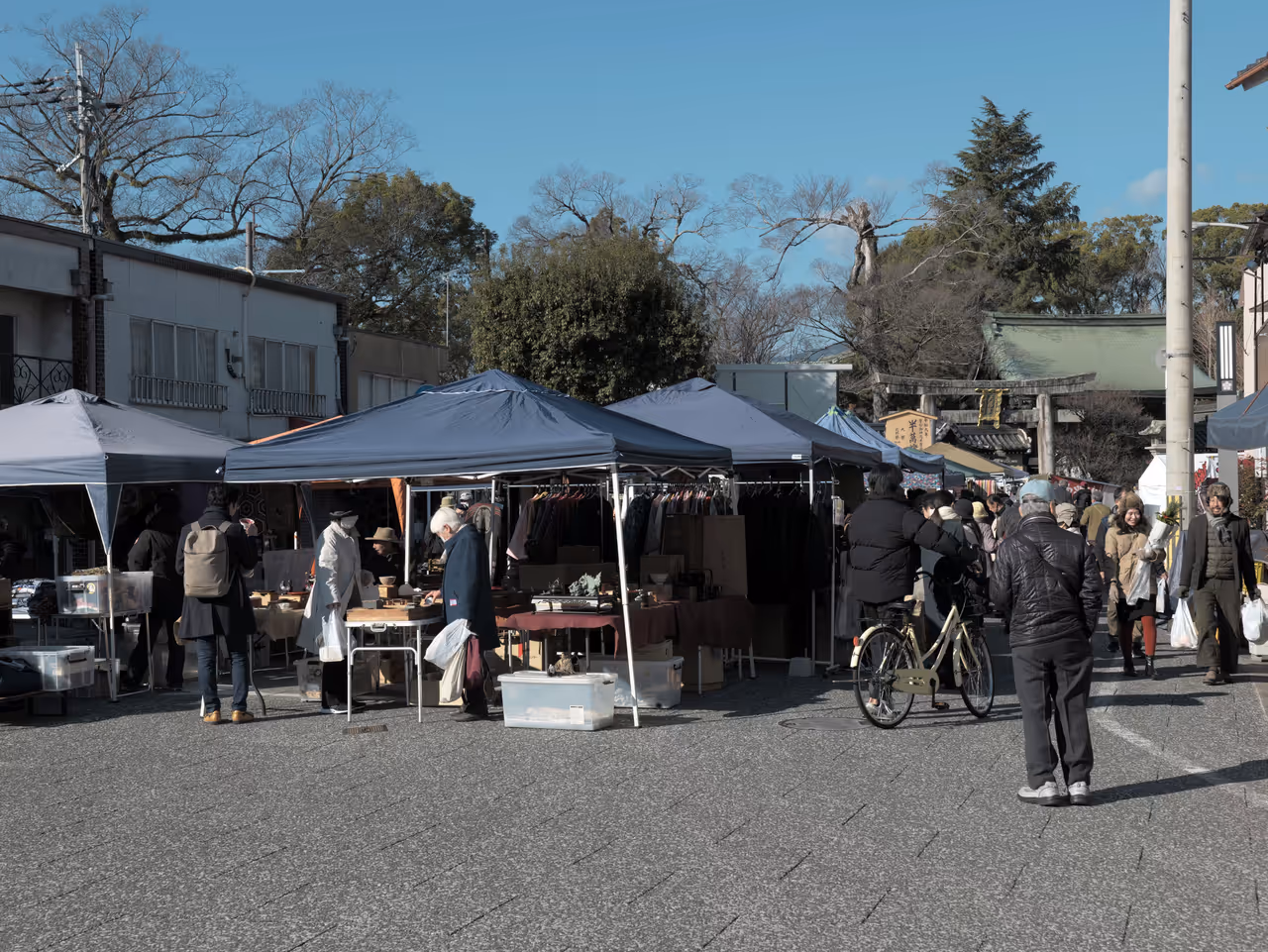 Kitano tenmangu flea market market in Kyoto