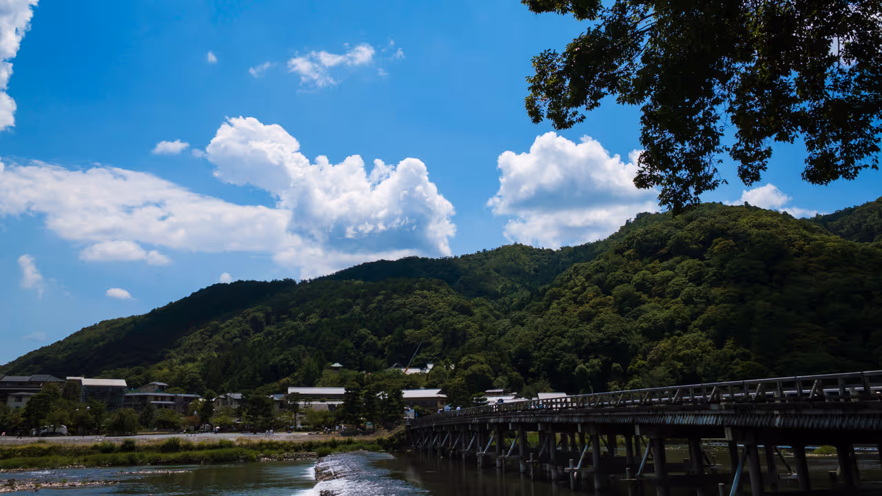 Togetsukyo bridge in Kyoto