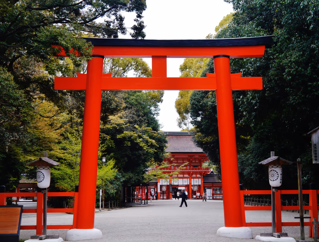 Torii of the Shimogamo Shrine, Kyoto