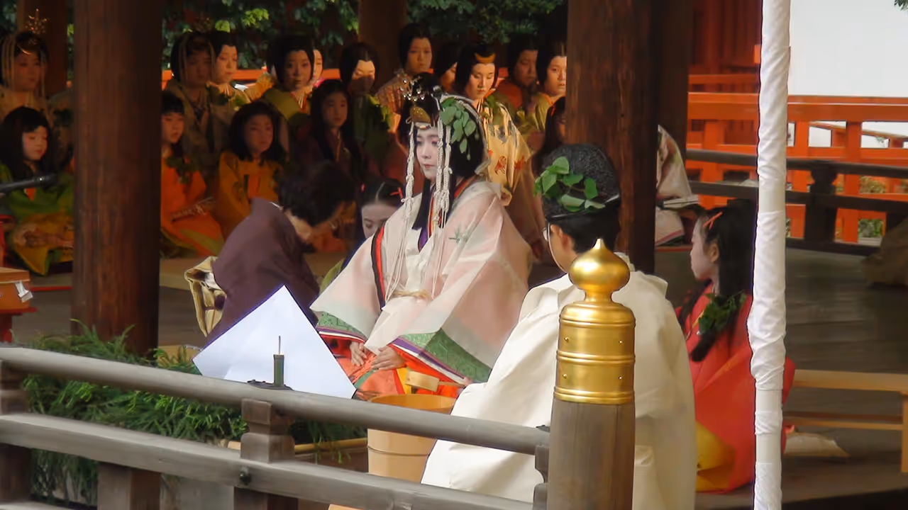 Shimogamo shrine in Kyoto