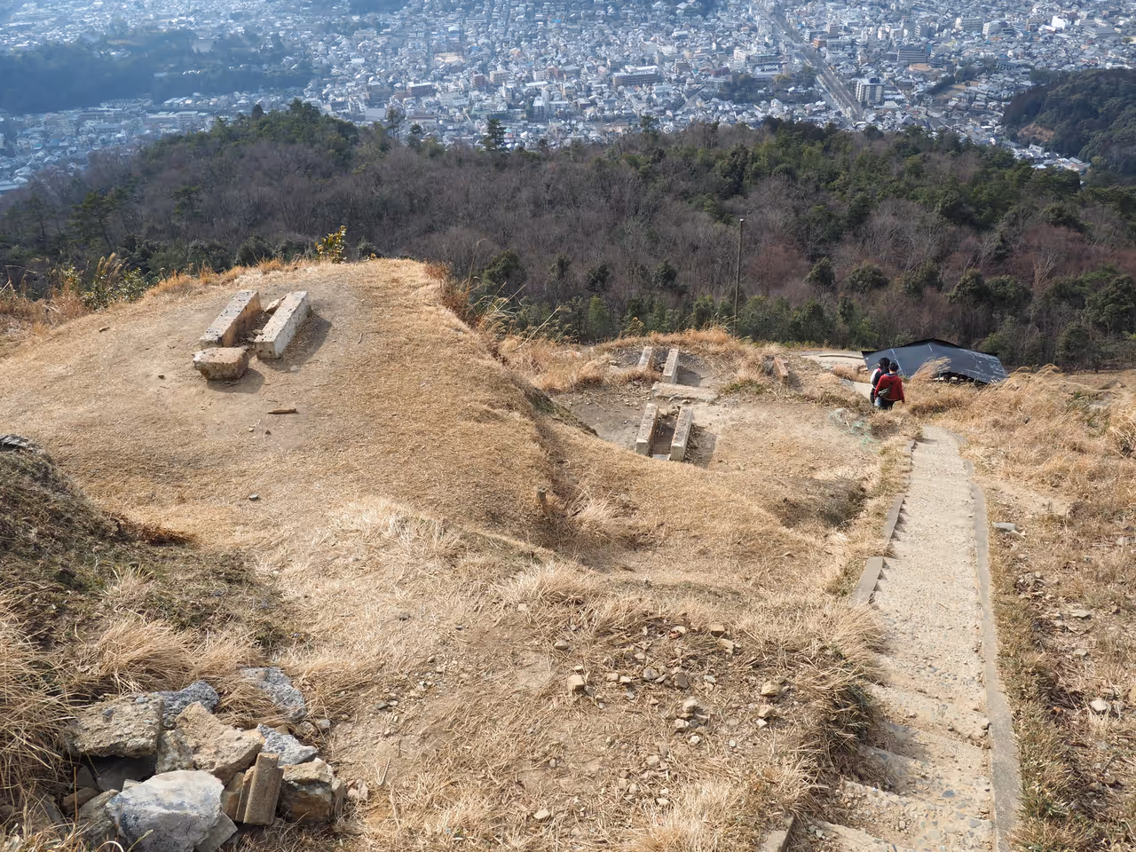 Mount daimonji viewpoint in Kyoto