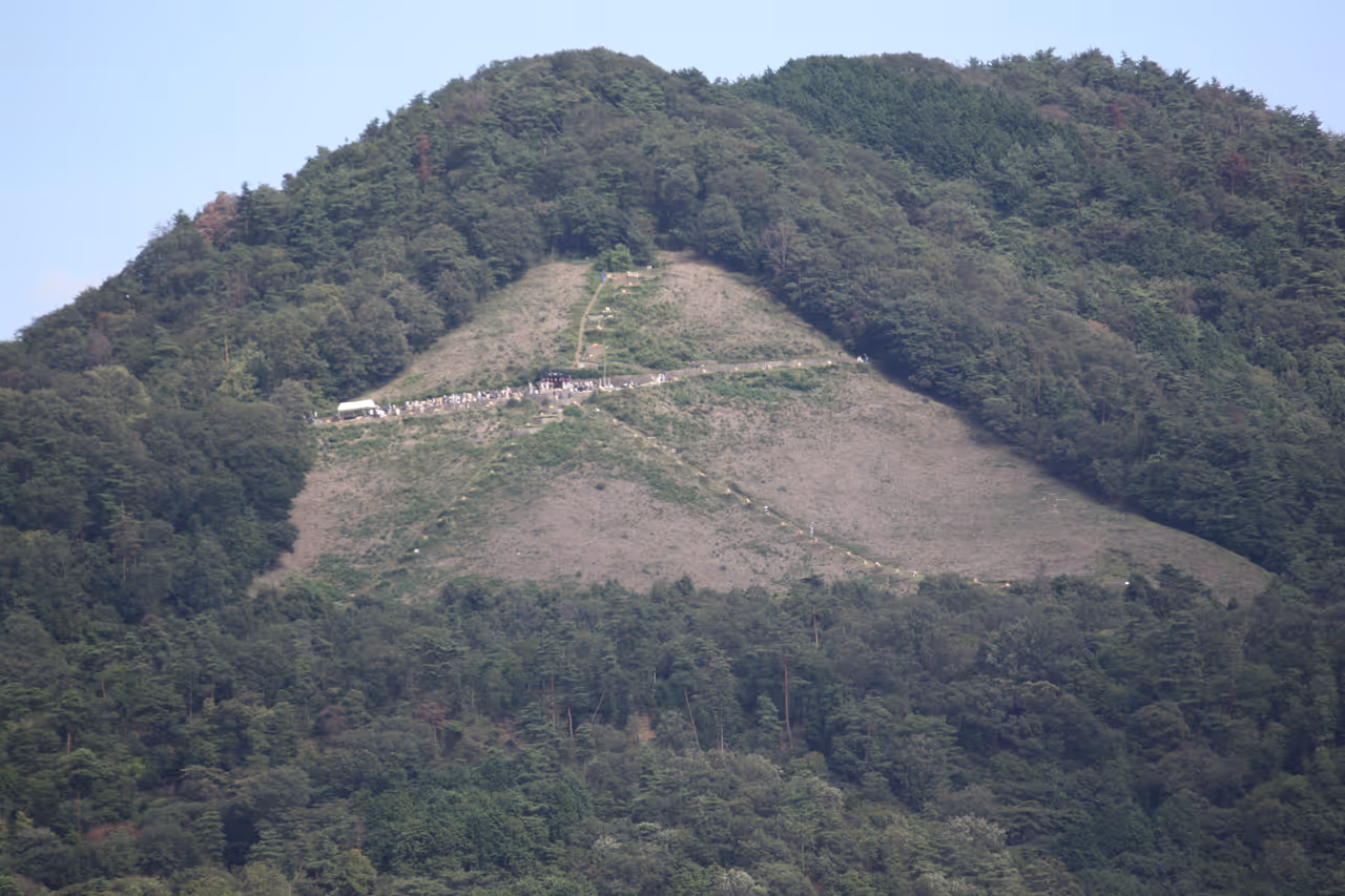 Mount daimonji viewpoint in Kyoto