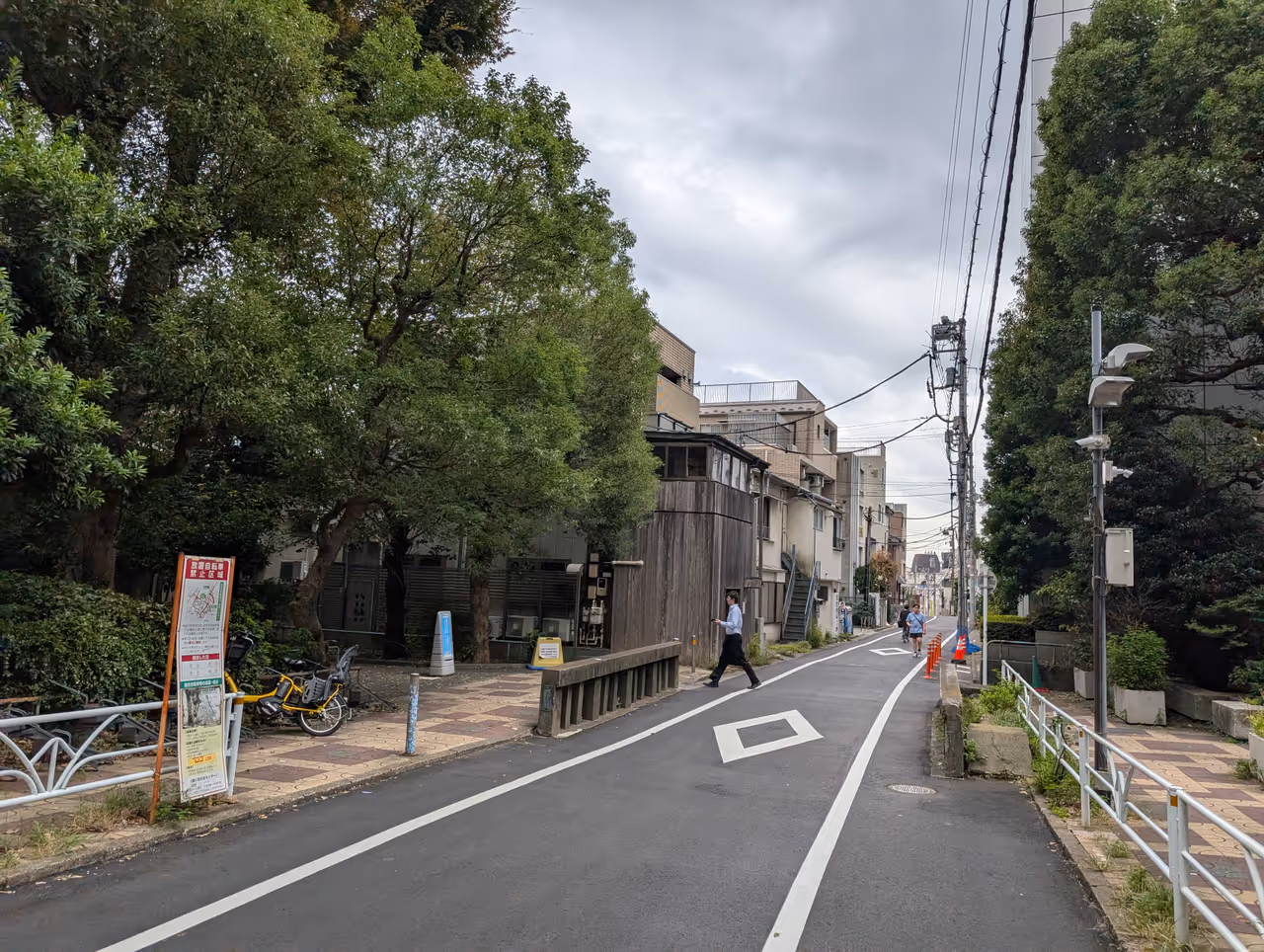 Cycling in yoyogi park in Tokyo