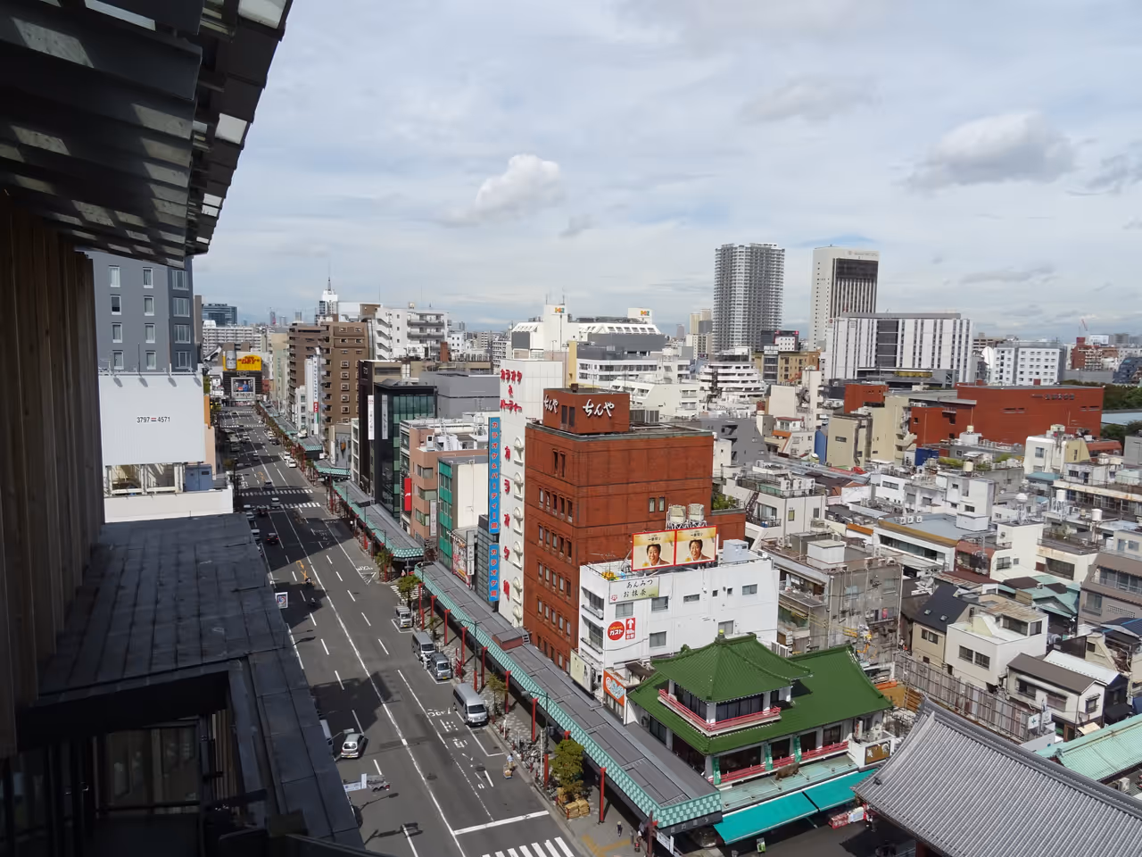 View from the Asakusa culture tourist information center