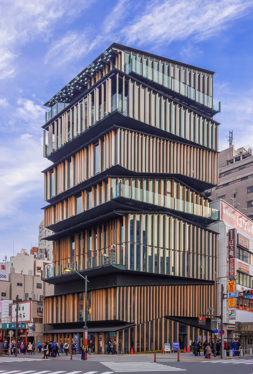 Asakusa culture tourist information center in Tokyo