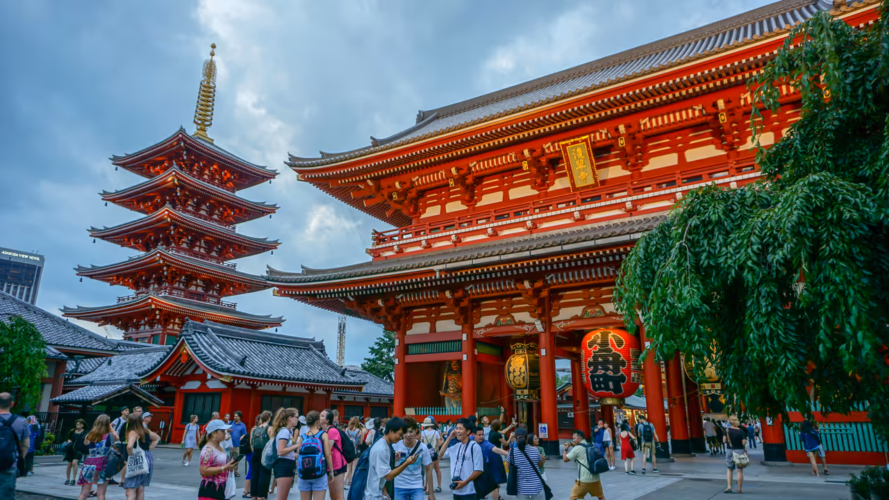 Senso-ji temple in Tokyo