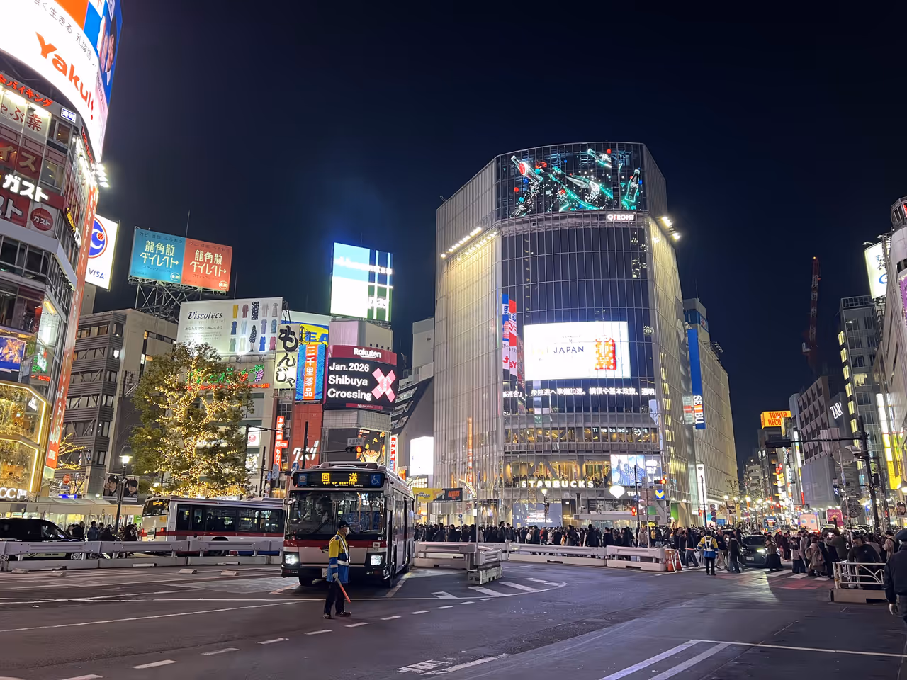 Shibuya scramble crossing in Tokyo