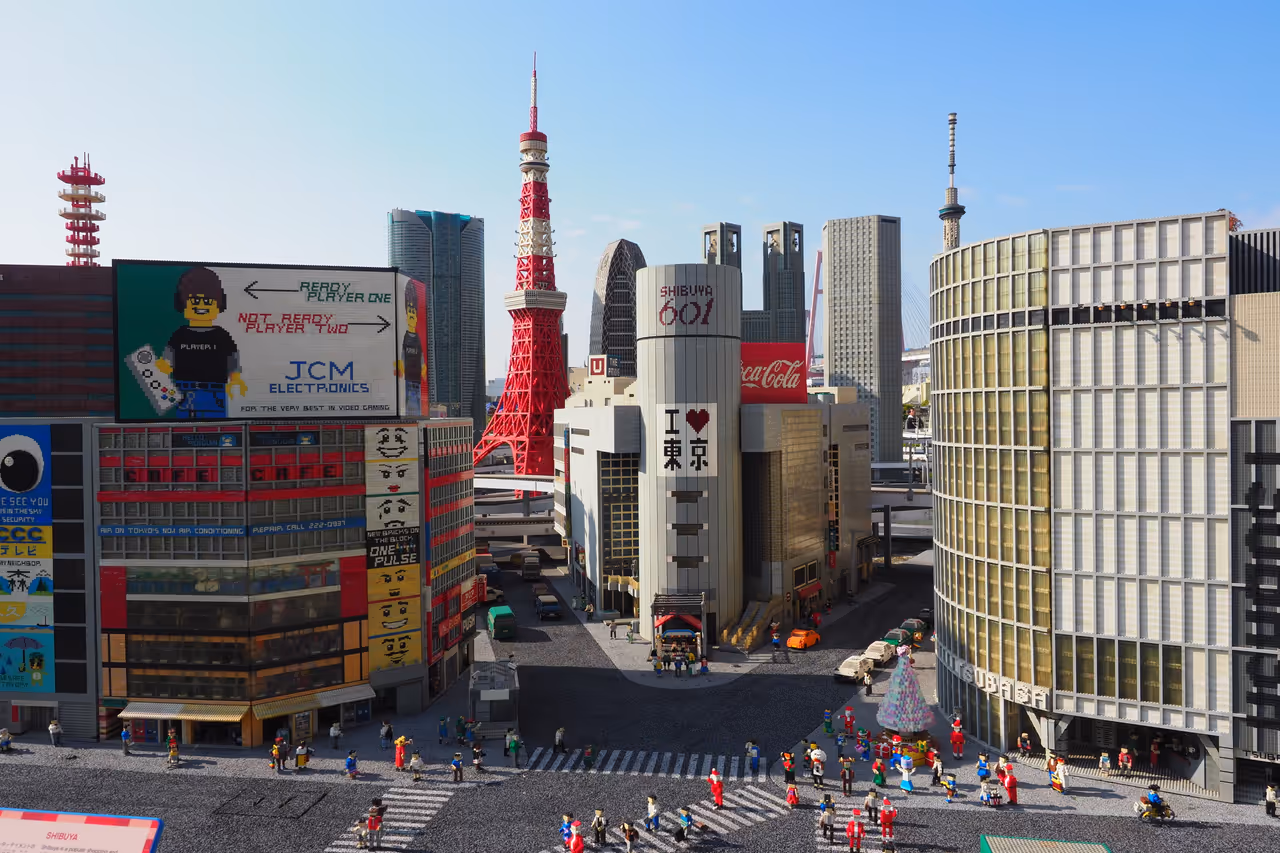 Shibuya scramble crossing during the day in Tokyo