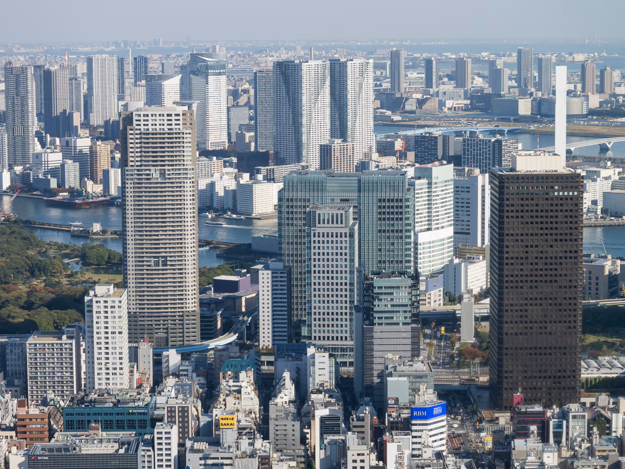 View from the tower in Tokyo