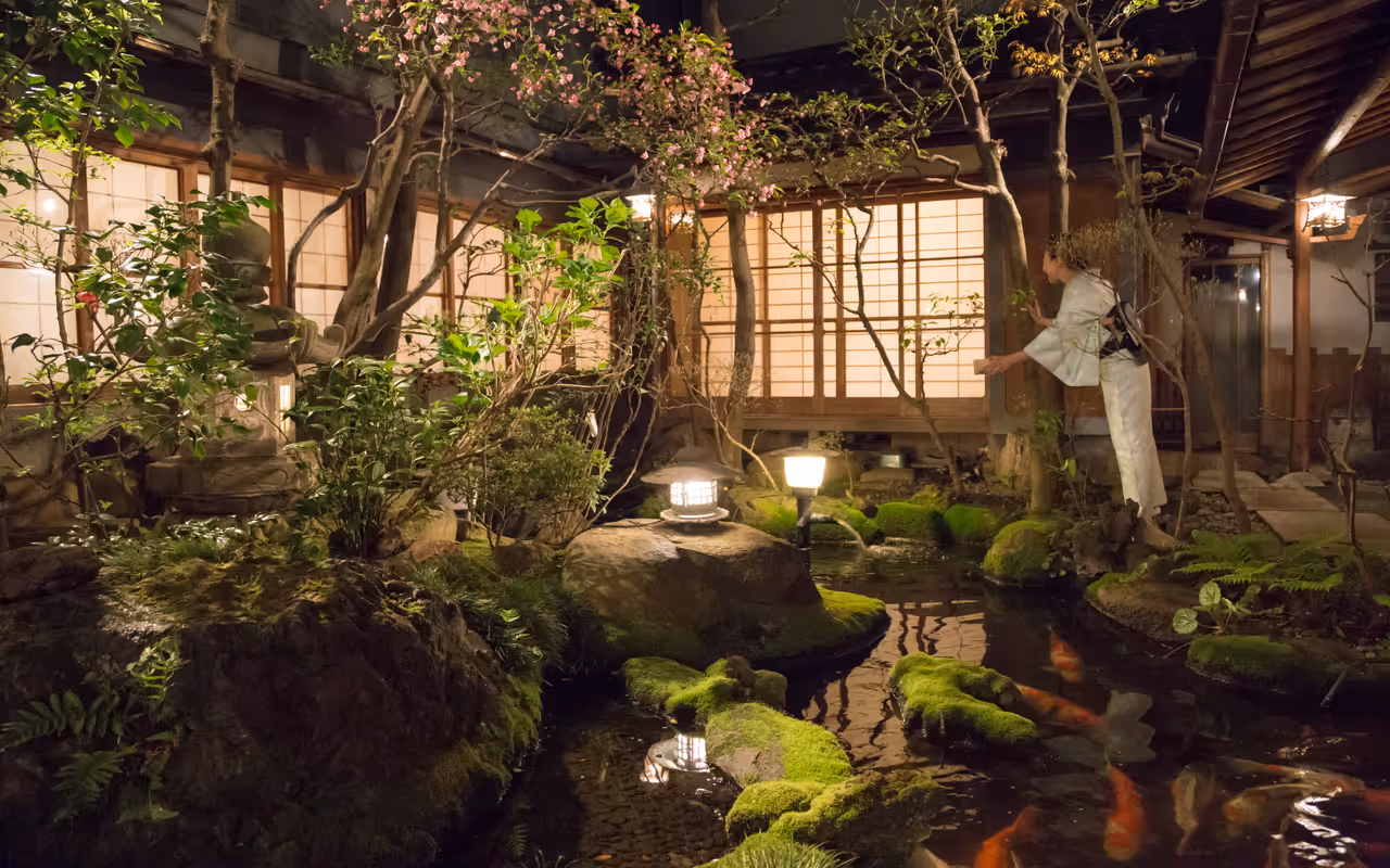 Garden in Nakasei, Taito-ku