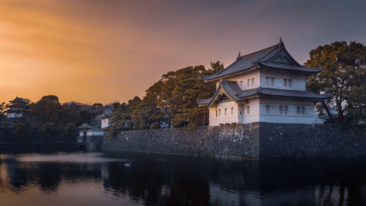 Tatsumi-yagura, two-story high keep in Tokyo