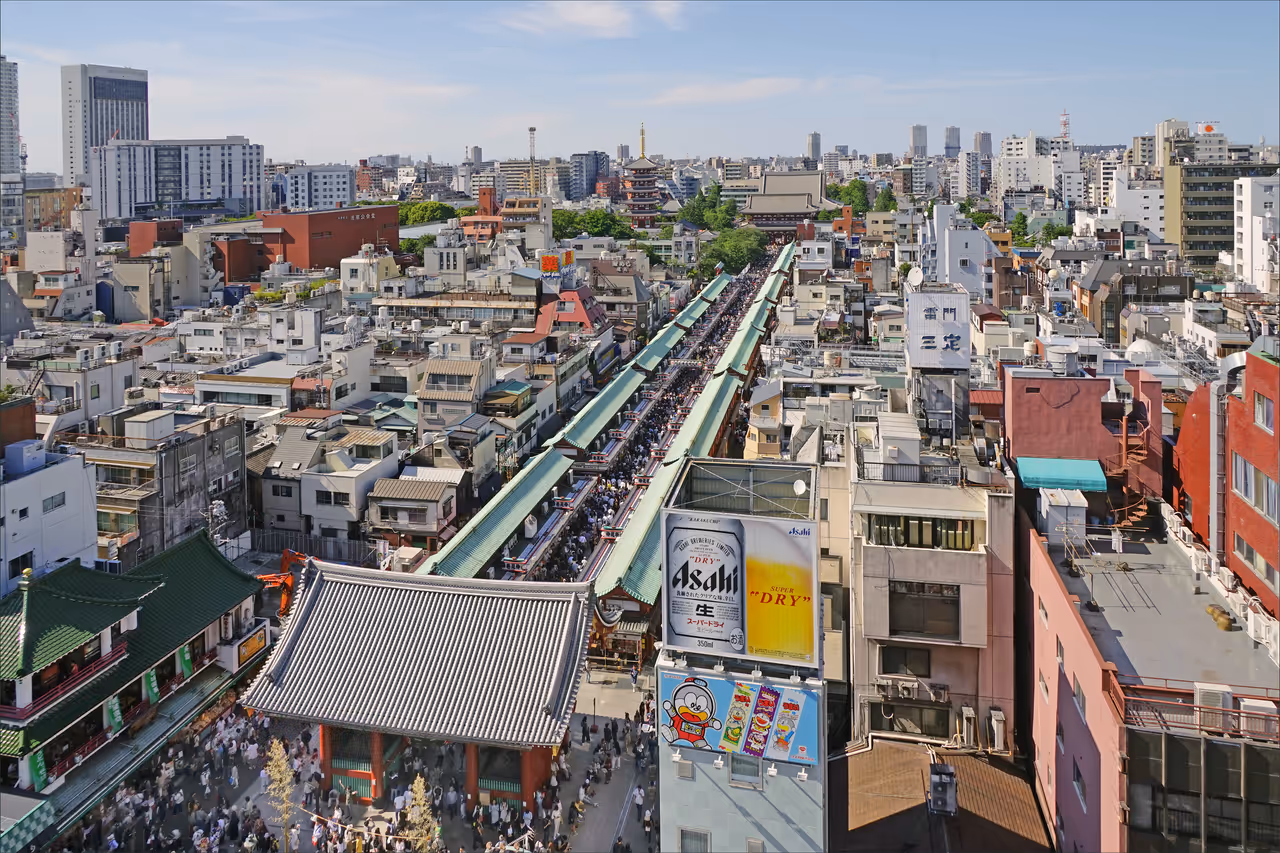 Sanja matsuri festival in Tokyo