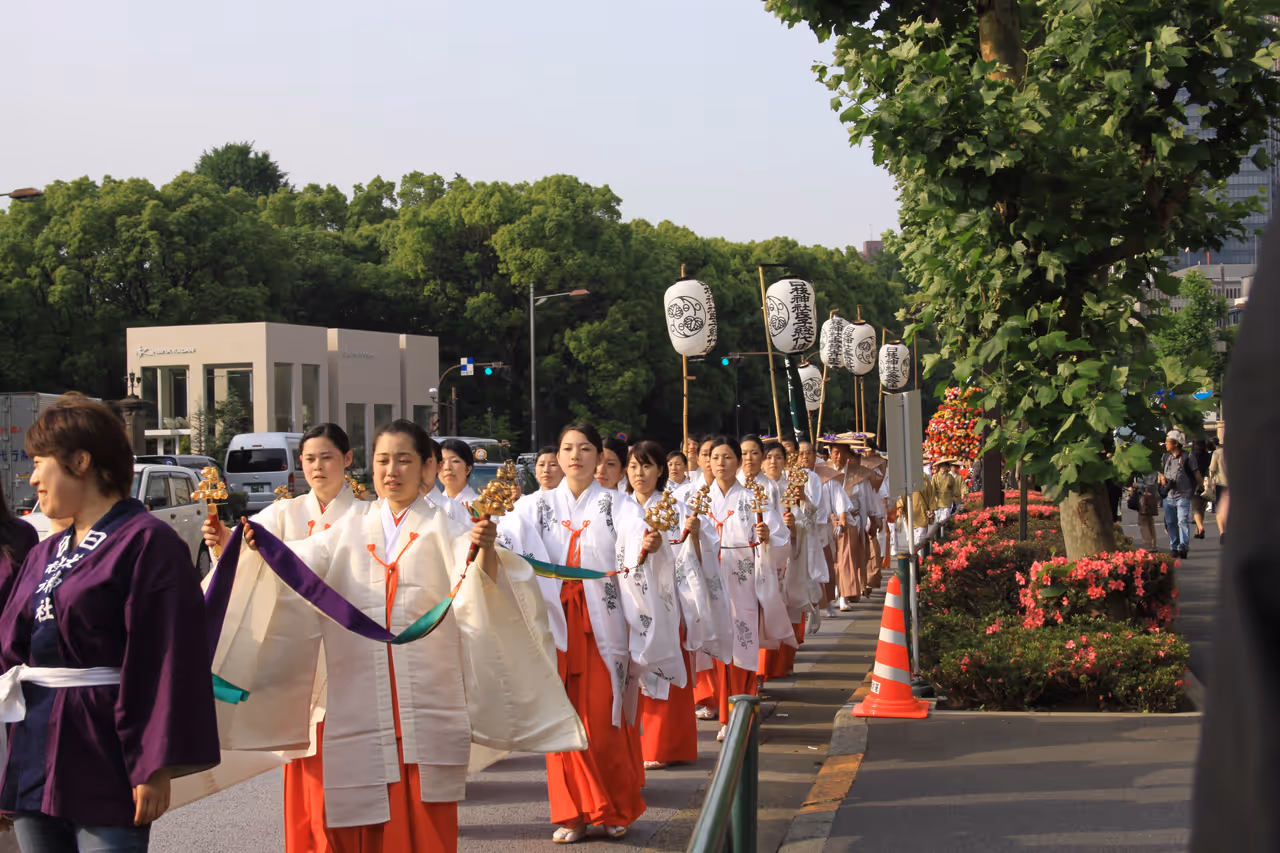 Sanno matsuri festival in Tokyo