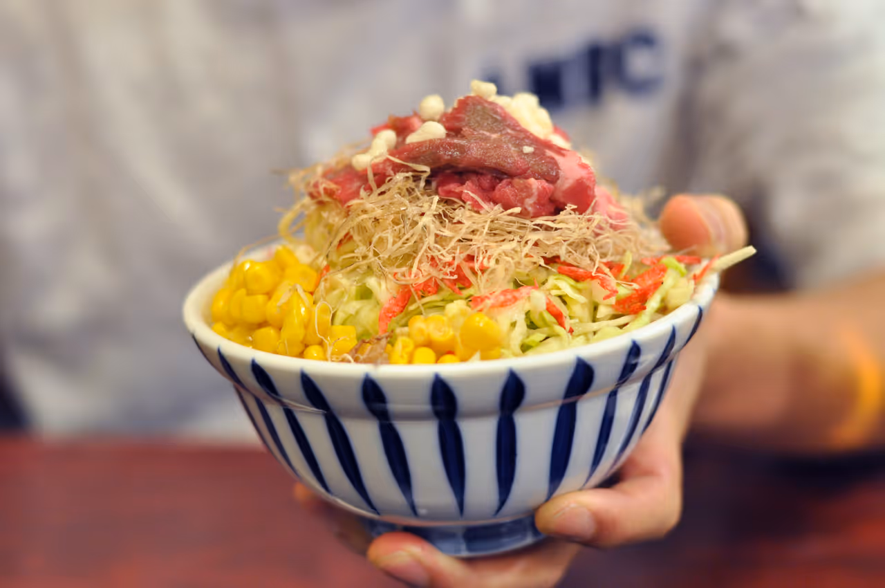 Monjayaki food in Tokyo