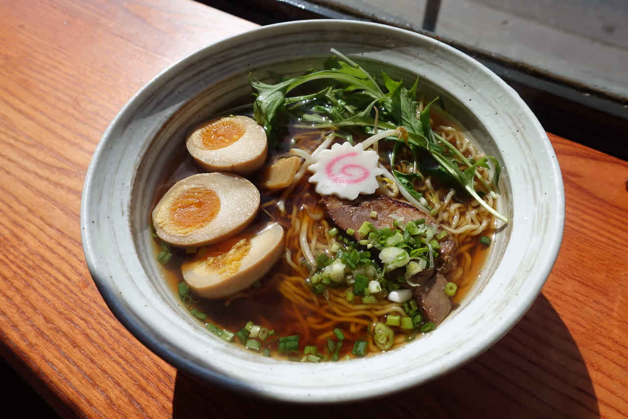 Shoyu ramen food in Tokyo