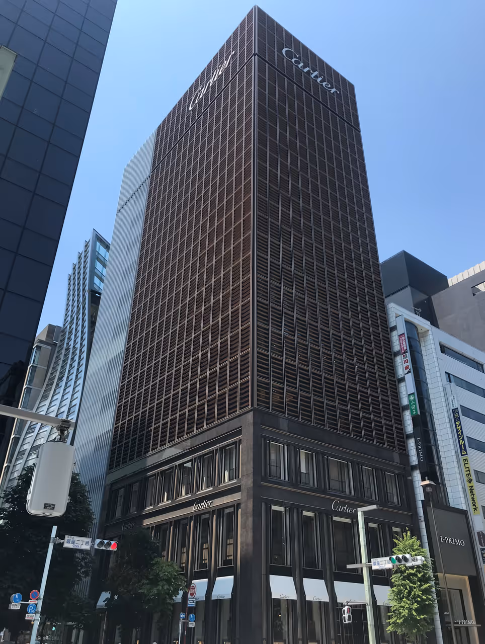 Ginza shopping district in Tokyo