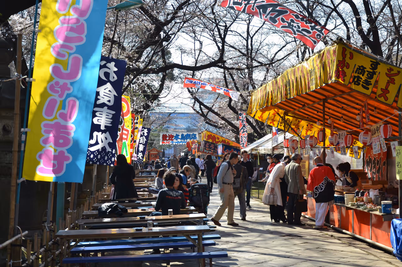 Ueno park in Tokyo