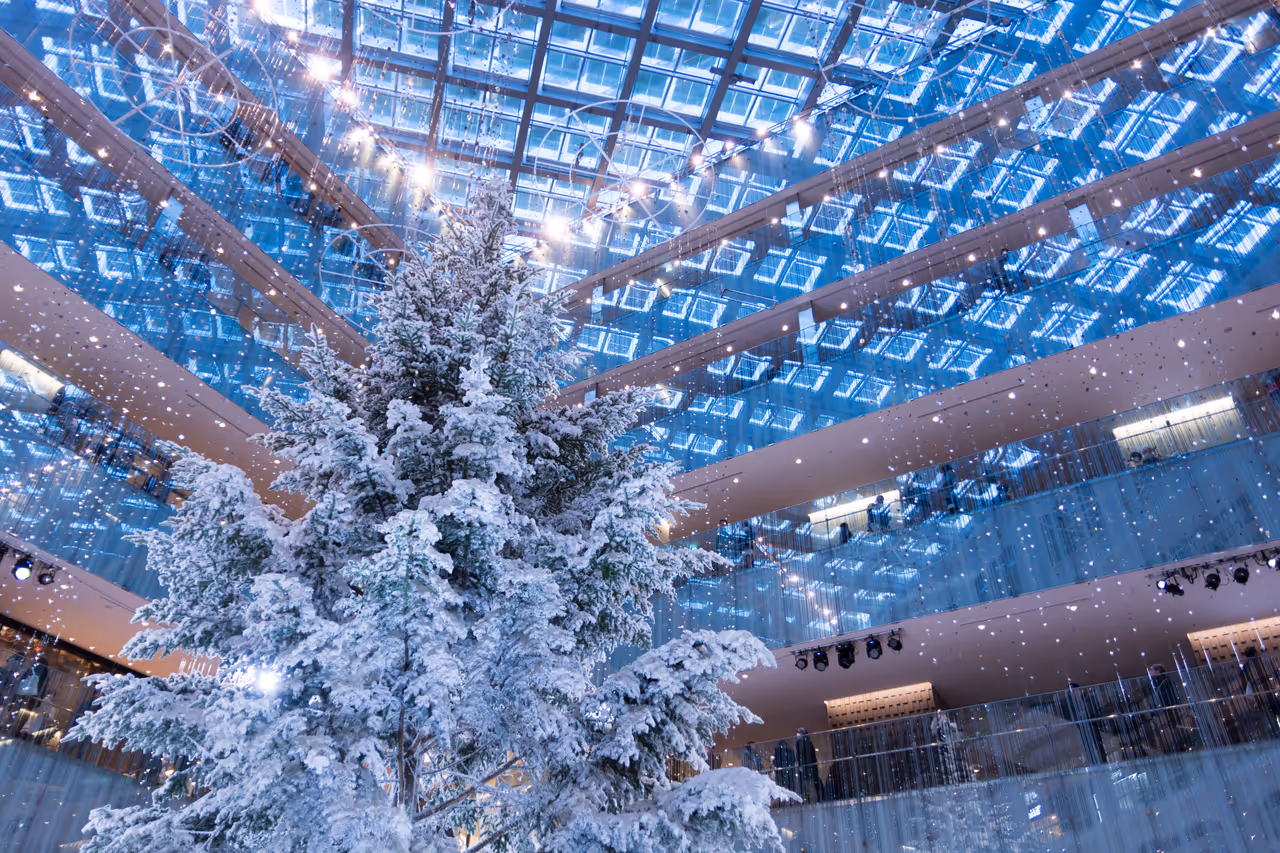 Christmas tree at KITTE, Marunouchi, Tokyo